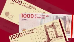 Nationalbanken afskaffer tusindkronesedlen