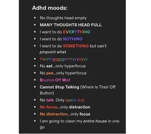 So many moods