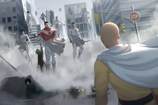 Viltrumites attempt to conquer One Punch Man Earth.