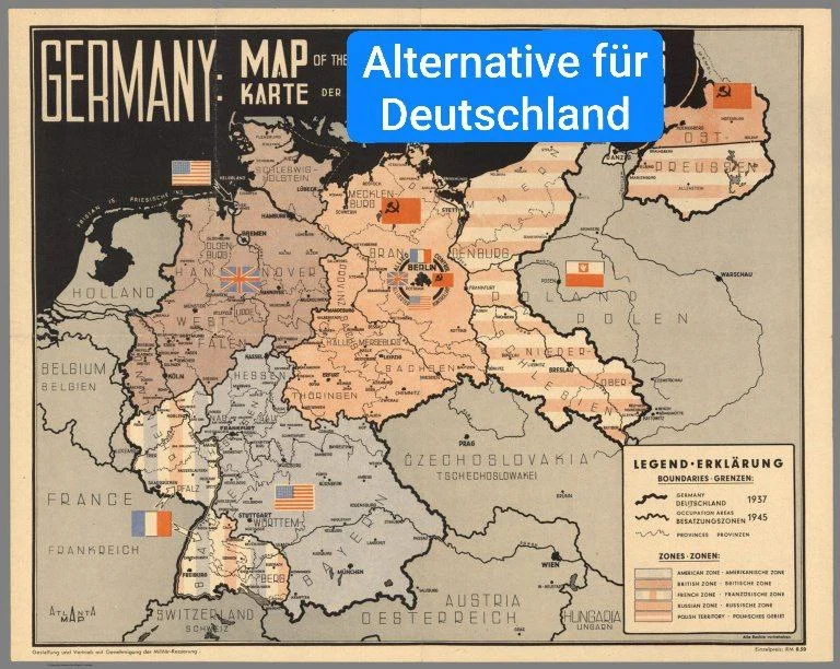 Karte der Alternative für Deutschland