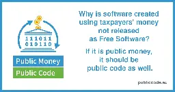 Public Money, Public Code